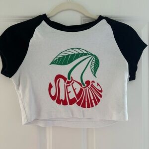 Sweet Thang Women’s Raglan Tee - Black & White